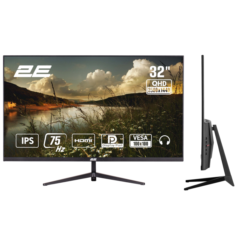 Монітор 2E 31.5" D3224B (2E-D3224B-01.UA)